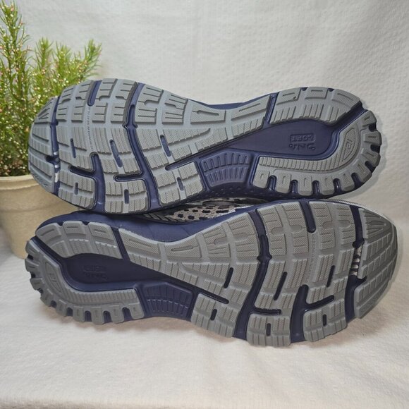 BROOKS RUNNING ADRENALINE GTS 21 MENS GRAY BLUE EUC - Picture 4 of 9